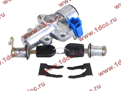 Замок зажигания с личинками дверей DF DONG FENG (ДОНГ ФЕНГ) 3704110-C0100 для самосвала фото 1 Барнаул