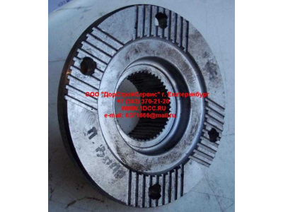 Фланец проходного вала D-165, 4 отв., с насечками, низкий, мелкий шлиц H HOWO (ХОВО) RHAZ9114320205 фото 1 Барнаул